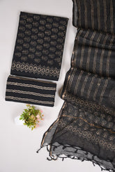 Premium Sanganeri Printed Cotton Suit With Kota Doria Duppta(BFCOTKD18)